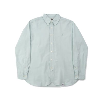 Chambray Long Sleeve Shirt - Light Blue