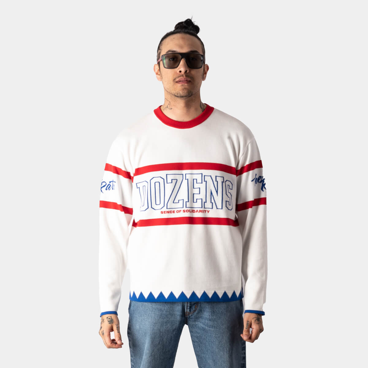 Jacquard Knit - Tricolour
