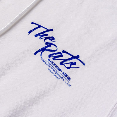 Pullover Hoodie “The Rats” - White