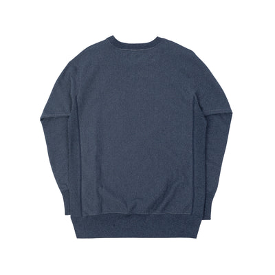 Reverse Crew Sweat - Navy Mix