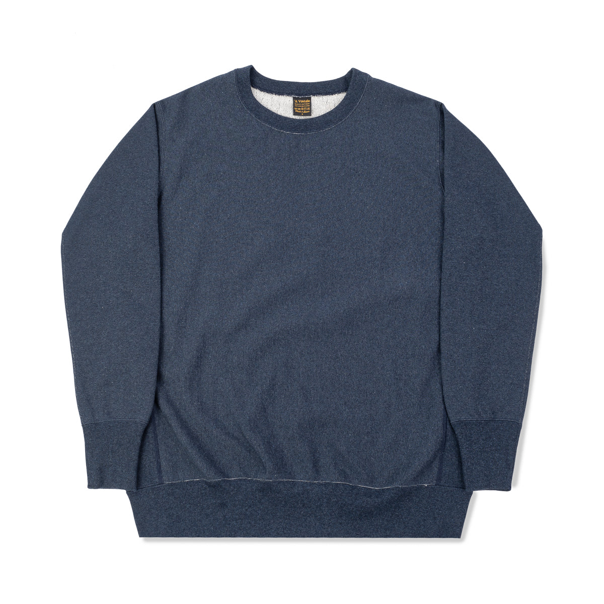 Reverse Crew Sweat - Navy Mix