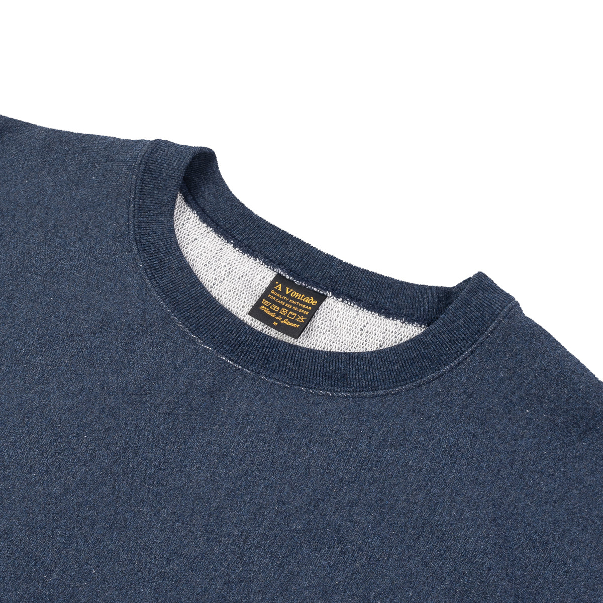 Reverse Crew Sweat - Navy Mix