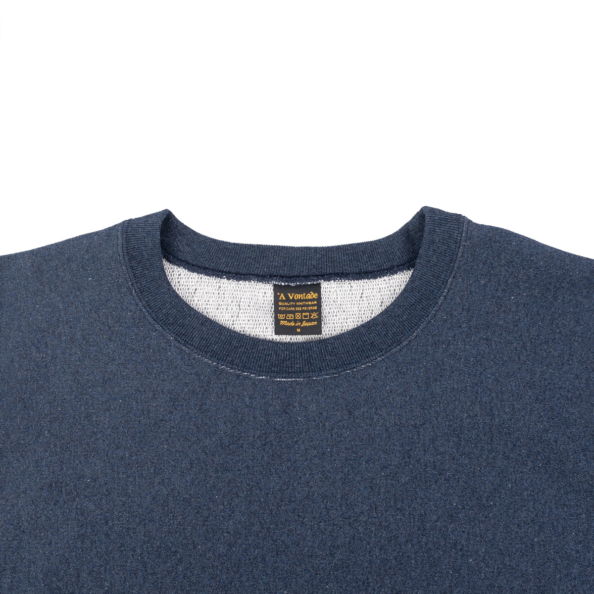 Reverse Crew Sweat - Navy Mix