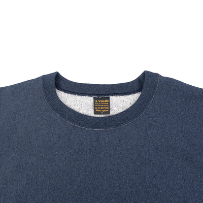 Reverse Crew Sweat - Navy Mix