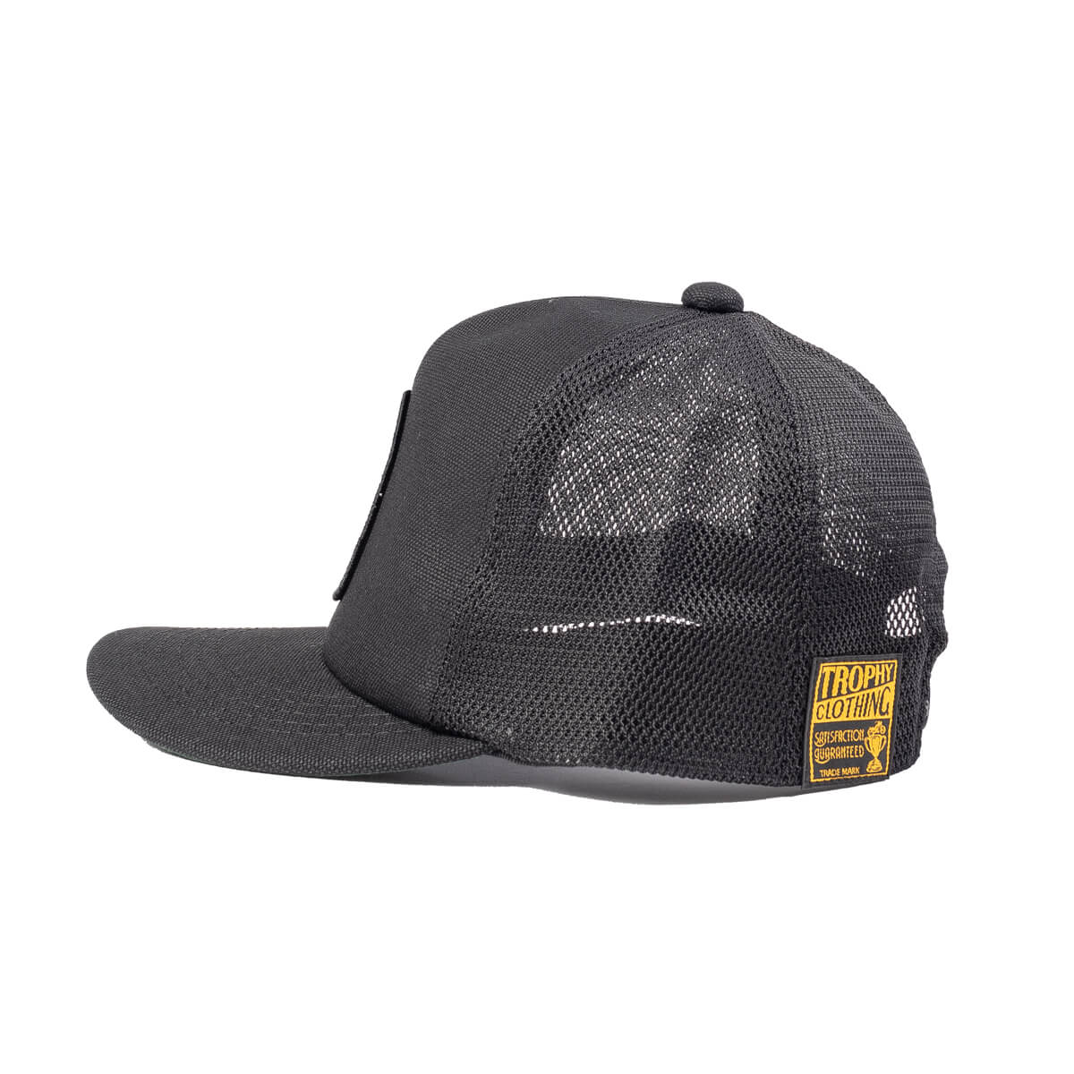 Earth Logo Work Mesh Cap - Black