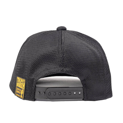 Earth Logo Work Mesh Cap - Black