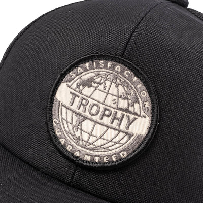 Earth Logo Work Mesh Cap - Black