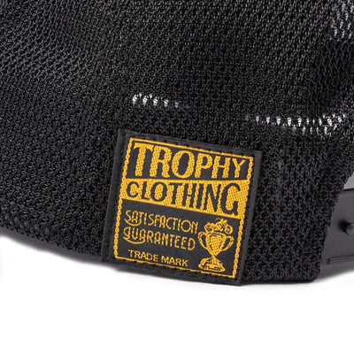 Earth Logo Work Mesh Cap - Black